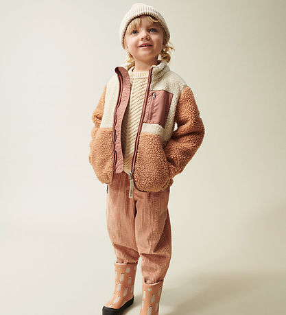 Liewood Fleecejakke - Nolan - Tuscany Rose Multi Mix
