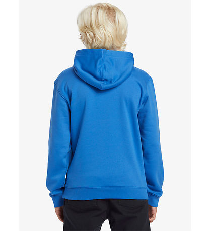 Quiksilver Hættetrøje - Omni Logo - Blå m. Orange