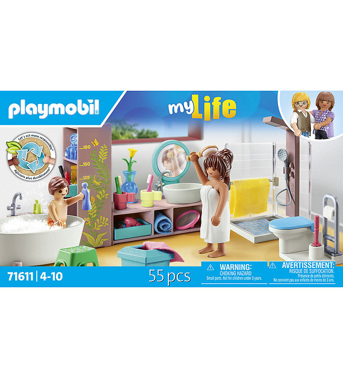 Playmobil My Life - Badeværelse - 71611 - 55 Dele