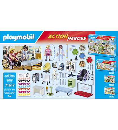 Playmobil Action Heroes - Ortopæd - 71617 - 69 Dele Playmobil Action Heroes - Ortopæd - 71617 - 69 Dele