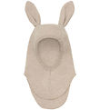 Huttelihut Elefanthue - Uldfleece - 1-lags - Camel Melange m. Ør Huttelihut Elefanthue - Uldfleece - 1-lags - Camel Melange m. Ør