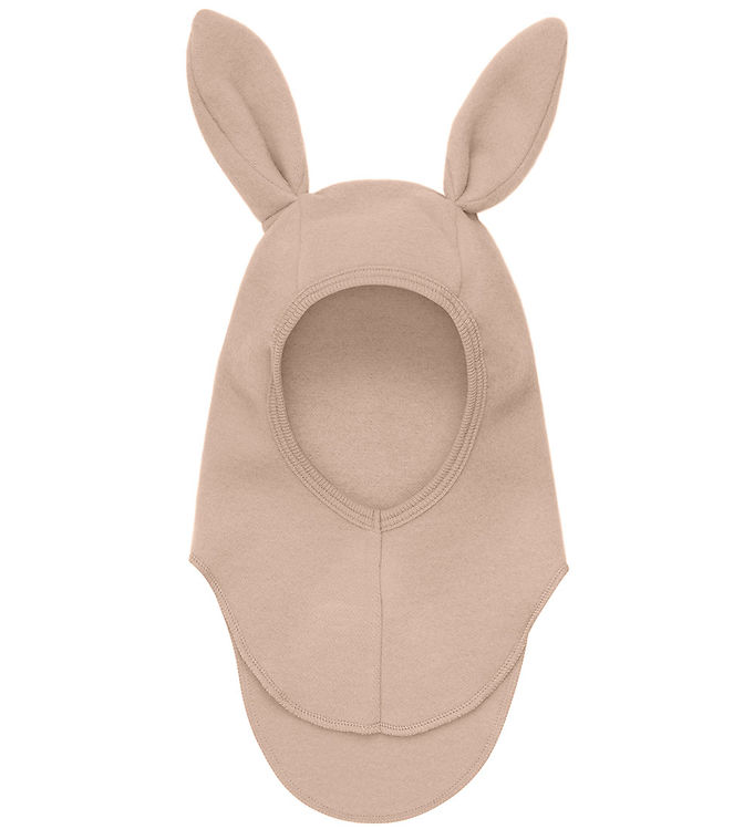 Huttelihut Elefanthue - Uldfleece - 1-lags - Mahogany Rose m. Ør billede