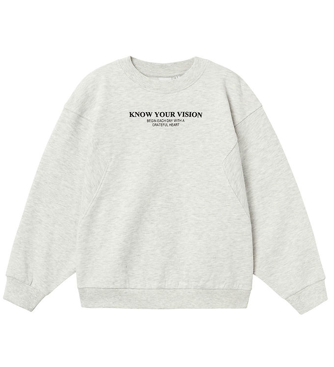 Name It Sweatshirt - NkfNakonni - Light Grey Melange