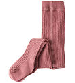 Lil Atelier Strømpebukser - Rib - NbfIlso - Rose Brown