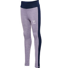 Hummel Leggings - HmlJane - Lavender Gray Hummel Leggings - HmlJane - Lavender Gray