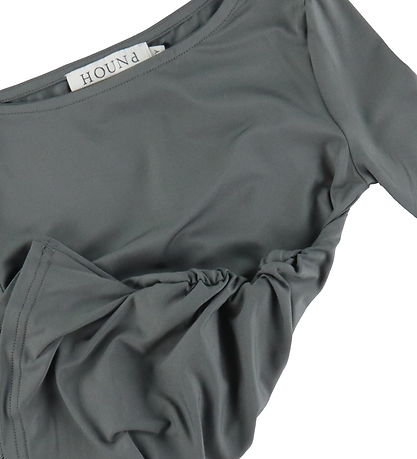 Hound Bluse - Wrincle Top - Grey Hound Bluse - Wrincle Top - Grey