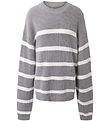 Hound Bluse - Strik - Stripe Knit - Grey Hound Bluse - Strik - Stripe Knit - Grey
