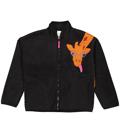 Freds World Fleecejakke - Sort m. Giraf Freds World Fleecejakke - Sort m. Giraf