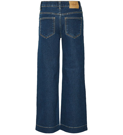 Vero Moda Girl Jeans - Wide - VmDaisy - Dark Blue Denim Vero Moda Girl Jeans - Wide - VmDaisy - Dark Blue Denim