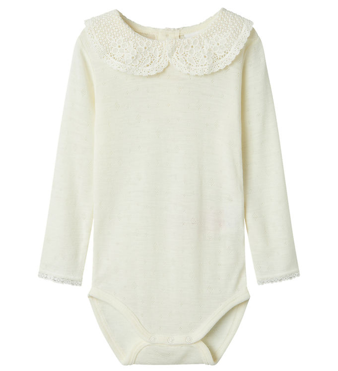 Name It Body l/æ - Uld - NmfWang - Snow White m. Hulmønster