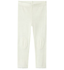 Name It Leggings - Uld - Noos - NmfWang - Snow White m. Hulmønst Name It Leggings - Uld - Noos - NmfWang - Snow White m. Hulmønst