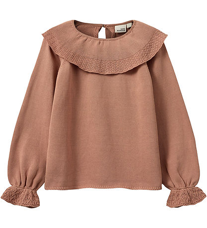 Sofie Schnoor Bluse - Strik - Rosy Brown Sofie Schnoor Bluse - Strik - Rosy Brown