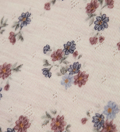 Name It Undertrøje - Uld - NmfWang - Lilac Ash m. Hulmønster Name It Undertrøje - Uld - NmfWang - Lilac Ash m. Hulmønster