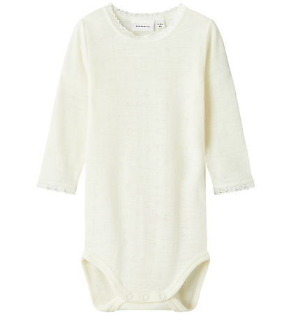 Name It Body l/æ - Noos - Uld - NbfWang - Snow White m. Hulmønst Name It Body l/æ - Noos - Uld - NbfWang - Snow White m. Hulmønst