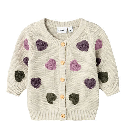 Name It Cardigan - Strik - NbfNeheart - Peyote Melange Name It Cardigan - Strik - NbfNeheart - Peyote Melange