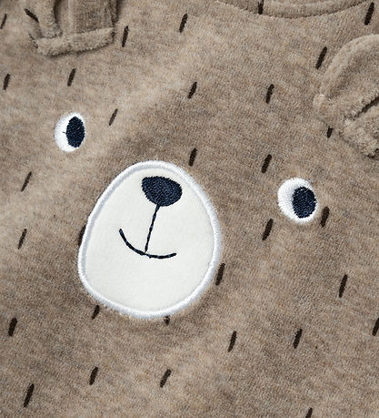 Name It Bluse - NbnNalwin - Velour - Weathered Teak