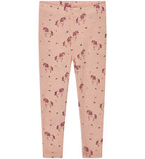 Hust and Claire Leggings - Uld/Tencel - Rib - Locel - Rose Cloud Hust and Claire Leggings - Uld/Tencel - Rib - Locel - Rose Cloud