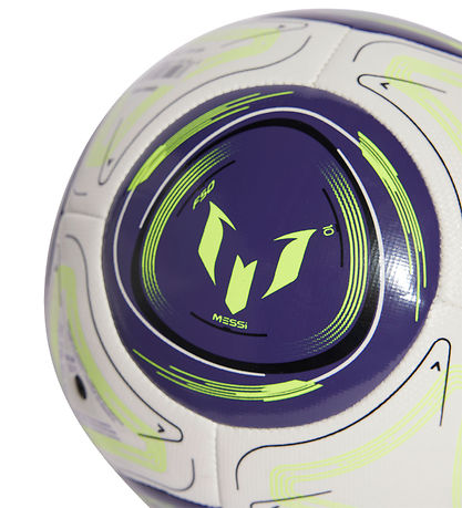 adidas Performance Minifodbold - Messi Mini - Hvid/Blå/Neongul adidas Performance Minifodbold - Messi Mini - Hvid/Blå/Neongul
