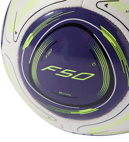 adidas Performance Minifodbold - Messi Mini - Hvid/Blå/Neongul adidas Performance Minifodbold - Messi Mini - Hvid/Blå/Neongul