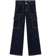 Indian Blue Jeans Jeans - Cargo - Wide Fit - Dark Denim Indian Blue Jeans Jeans - Cargo - Wide Fit - Dark Denim
