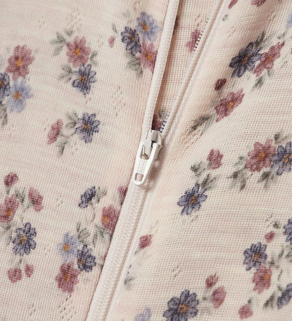 Name It Natdragt - Uld - Noos - NmfWang - Lilac Ash m. Hulmønste Name It Natdragt - Uld - Noos - NmfWang - Lilac Ash m. Hulmønste