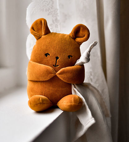 Fabelab Musikbamse - Bjørn - 18 cm - Ochre Fabelab Musikbamse - Bjørn - 18 cm - Ochre