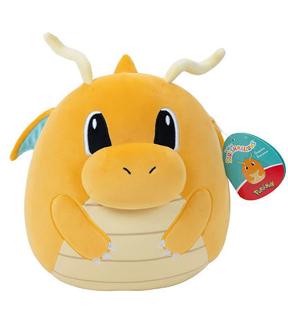 Squishmallows Bamse - 25 cm - Pokemon Dragonite Squishmallows Bamse - 25 cm - Pokemon Dragonite