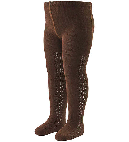 Müsli Strømpebukser - Lace - Bark/Balsam Cream Müsli Strømpebukser - Lace - Bark/Balsam Cream