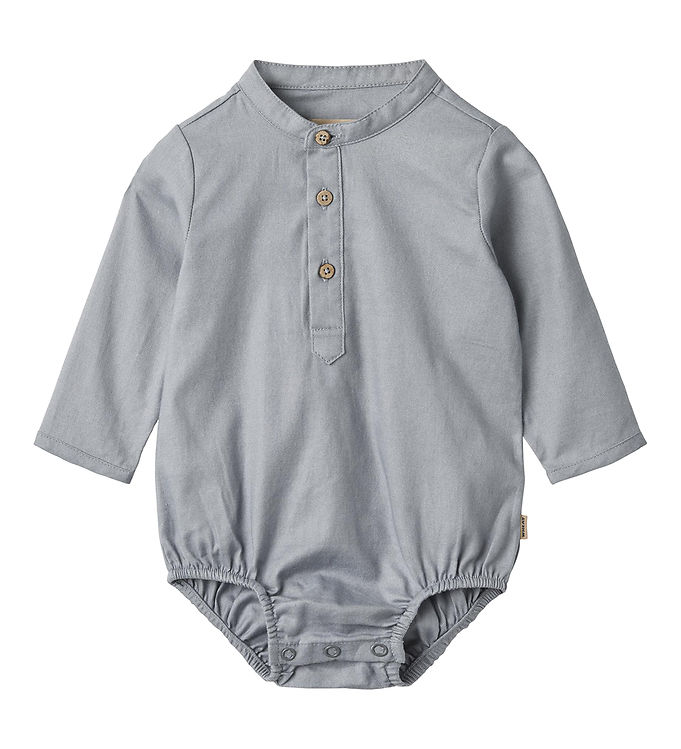 Wheat Skjortebody l/æ - Victor - Cloudy Sky