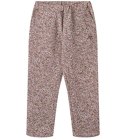 Wheat Sweatpants - Eline - Lilac Flowers