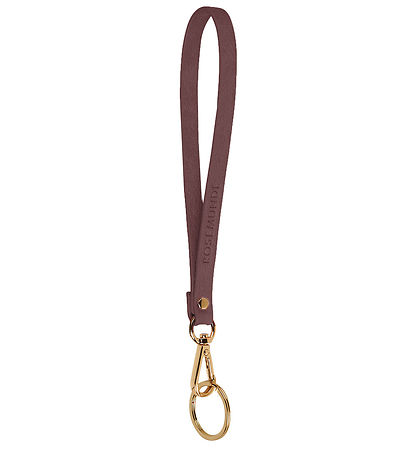 Rosemunde Nøglering - Dark Brown/Guld Rosemunde Nøglering - Dark Brown/Guld