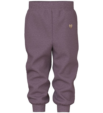 Name It Sweatpants - NmfVima - Arctic Dusk m. Hjerte