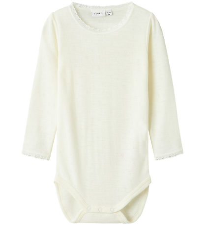 Name It Body l/æ - Uld - Noos - NmfWang - Snow White m. Hulmønst Name It Body l/æ - Uld - Noos - NmfWang - Snow White m. Hulmønst