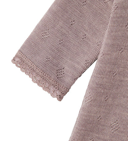 Name It Body l/æ - Uld - Noos - NbfWang - Purple Dove m. Hulmøns