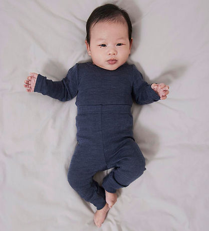 Name It Leggings - Wool - Noos - NbmWang - Ombre Blue