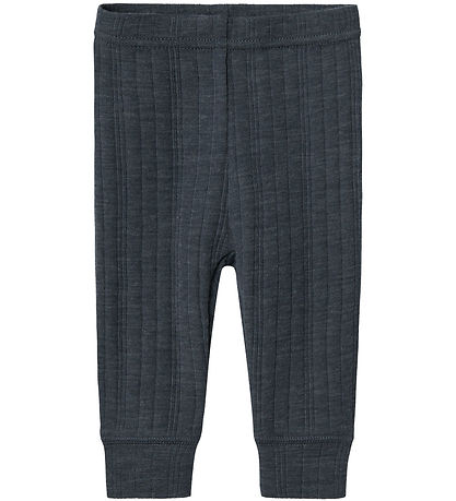 Name It Leggings - Wool - Noos - NbmWang - Ombre Blue