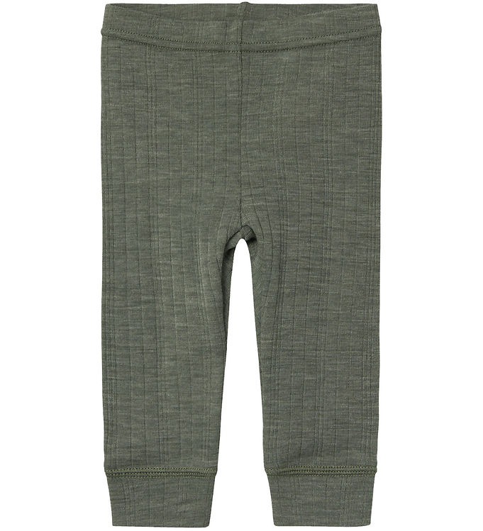 Name It NbmWang Uld Leggings - Mulled Basil