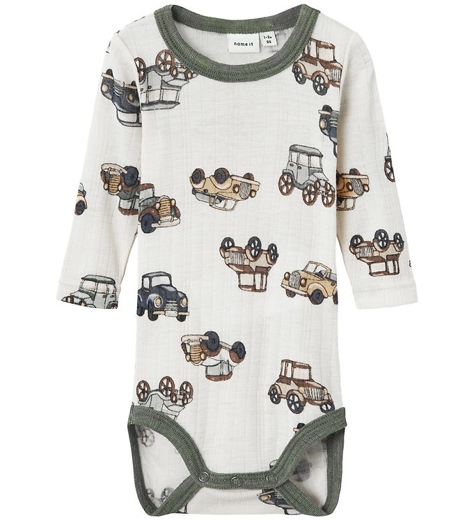 Name It Body l/æ - Uld - Noos - NbmWang - Snow White m. Biler