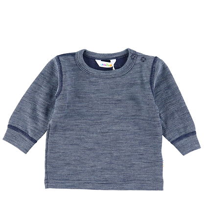 Joha Bluse - Uld - Blå Joha Bluse - Uld - Blå