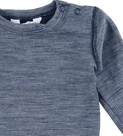 Joha Body l/æ - Uld - Blå Joha Body l/æ - Uld - Blå