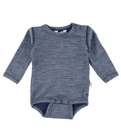 Joha Body l/æ - Uld - Blå Joha Body l/æ - Uld - Blå