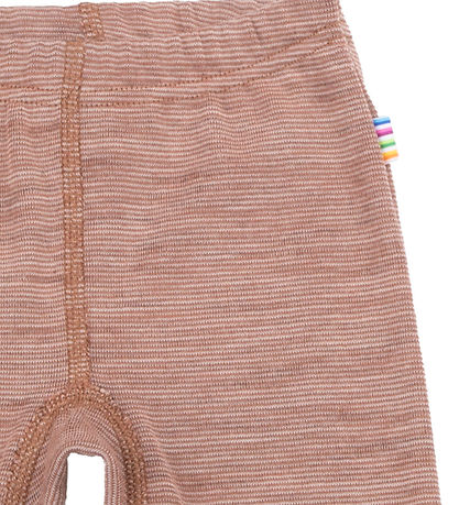 Joha Leggings w. Feet - Wool - Rust
