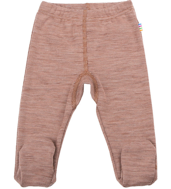 Joha Leggings m. Fødder - Uld - Rust