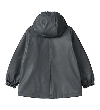 Wheat Regnjakke m. Termo - PU - Aju - Dark Ink