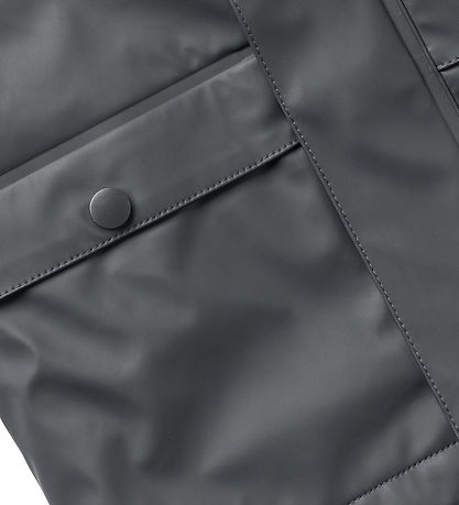 Wheat Regnjakke m. Termo - PU - Aju - Dark Ink