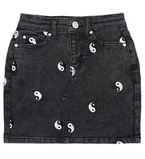 The New Nederdel - TnLykke - Black Denim Wash The New Nederdel - TnLykke - Black Denim Wash
