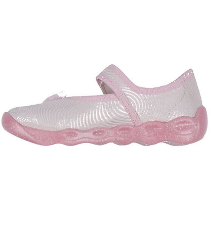 Superfit Ballerina Hjemmesko - Bubble - Rosa/Hvid Superfit Ballerina Hjemmesko - Bubble - Rosa/Hvid