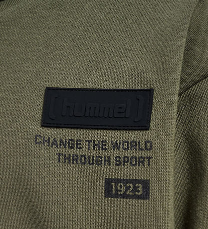 Hummel Hættetrøje - hmlArchie - Dusty Olive Hummel Hættetrøje - hmlArchie - Dusty Olive