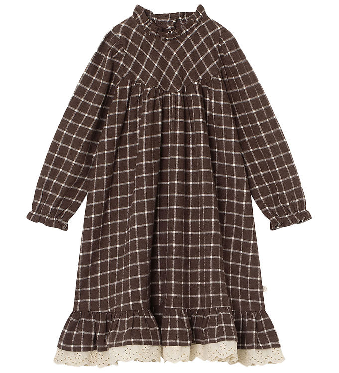 That's Mine Haya Kjole - Dark Brown Melange