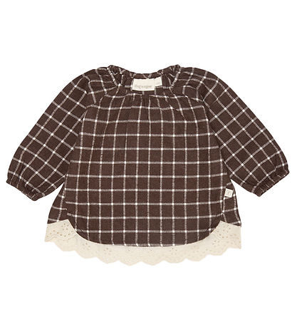 That's Mine Bluse - Henny - Dark Brown Melange That's Mine Bluse - Henny - Dark Brown Melange